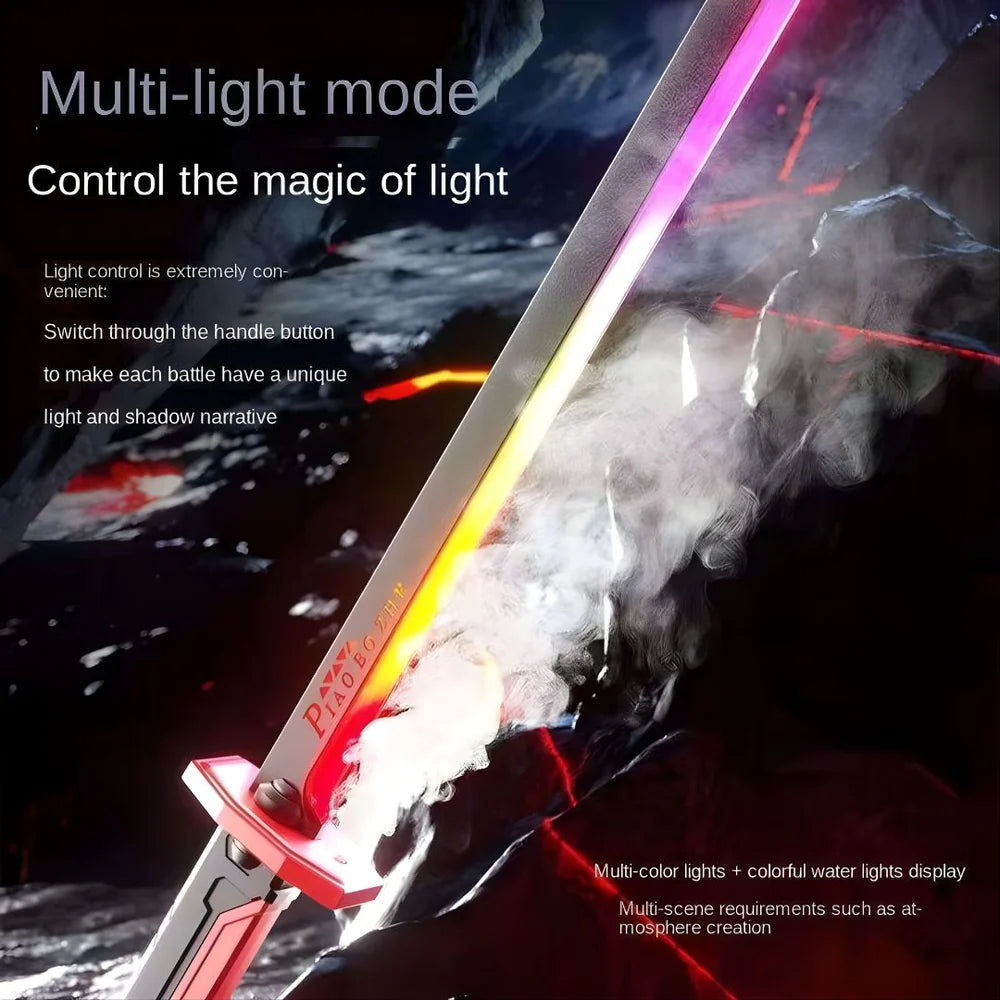 BlazeStrike LED Smoke Sword - Multicolor Light FX Toy