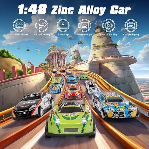 48PCS Die-Cast Pull Back Cars Set